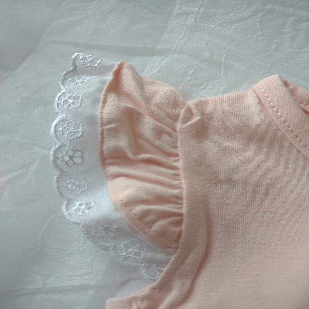 Little Lass Baby Girls 2pc Onesie Top and Jumper Set NEW - Picture 8 of 9